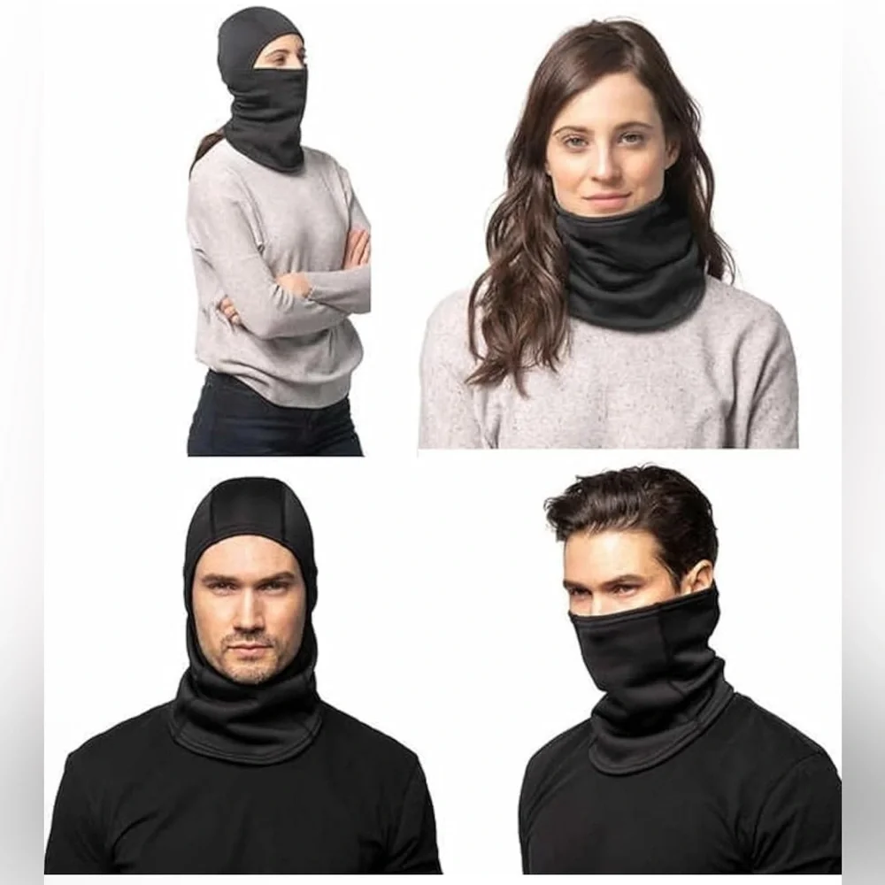 BULA Polartec Convertible Balaclava, 2-pack/ Size: S/M, Color: Black (NWT)